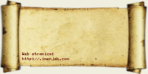 Tijana Đoković vizit kartica